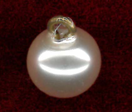 ROUND PEARL BUTTON - SIZE 10 - CHAMP