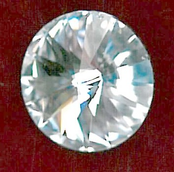 SWAROVSKI CRYSTAL BUTTON - SIZE 12 - CLEAR