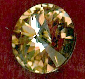 SWAROVSKI CRYSTAL BUTTON - SIZE 14 - COPPER