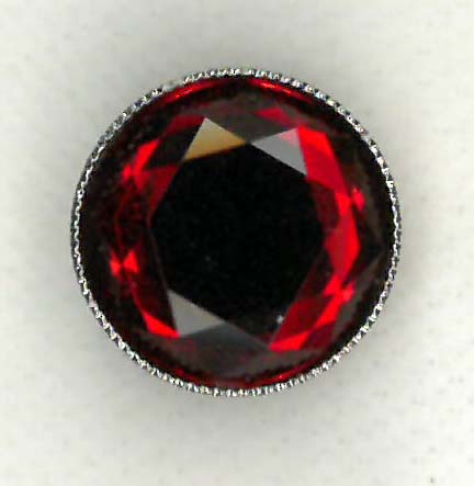 SWAROVSKI BUTTON - SIZE 13 - RUBY