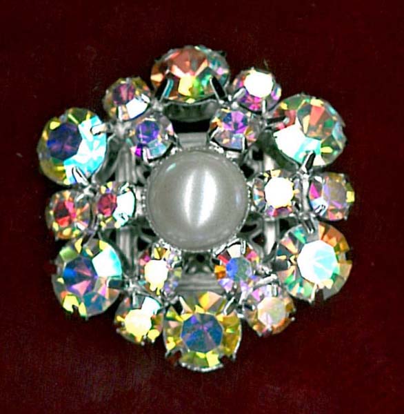 BUTTON - CRYSTAL AB/IV