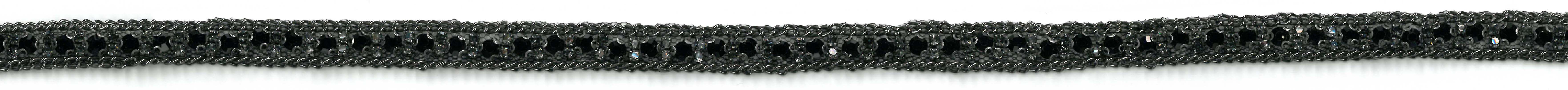 CRYSTAL EDGING - BLACK