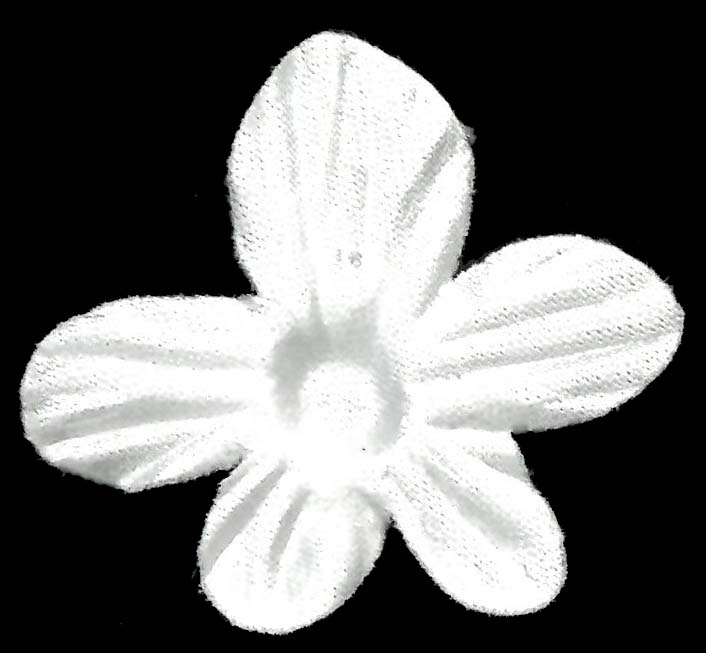 SATIN FLOWER - S IVORY