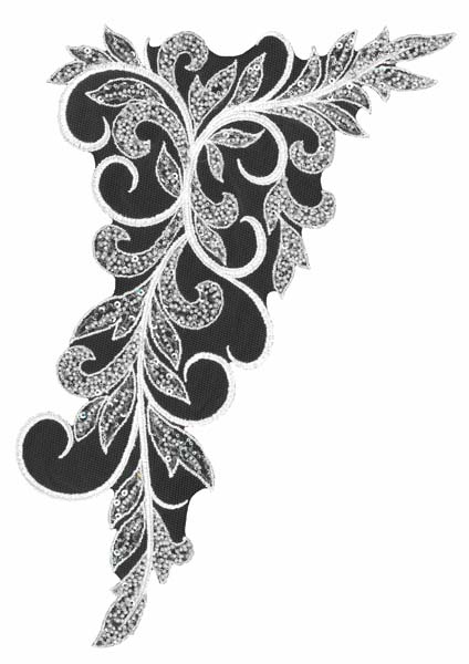 BEADED MOTIF - IVORY
