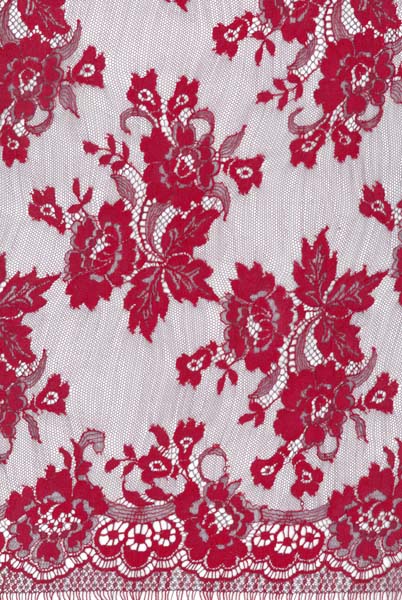 FRENCH LACE - PURPLE/RED