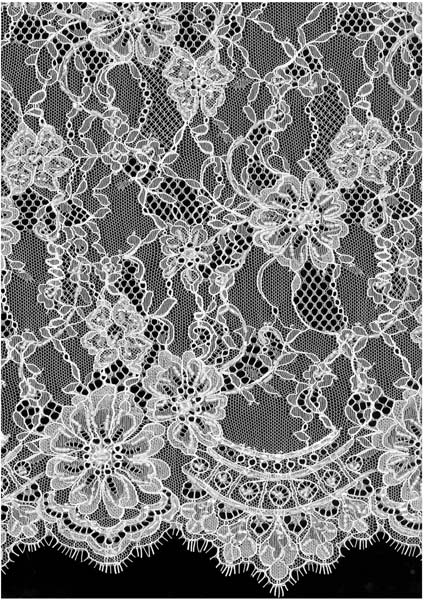 BEADED LACE - IVORY