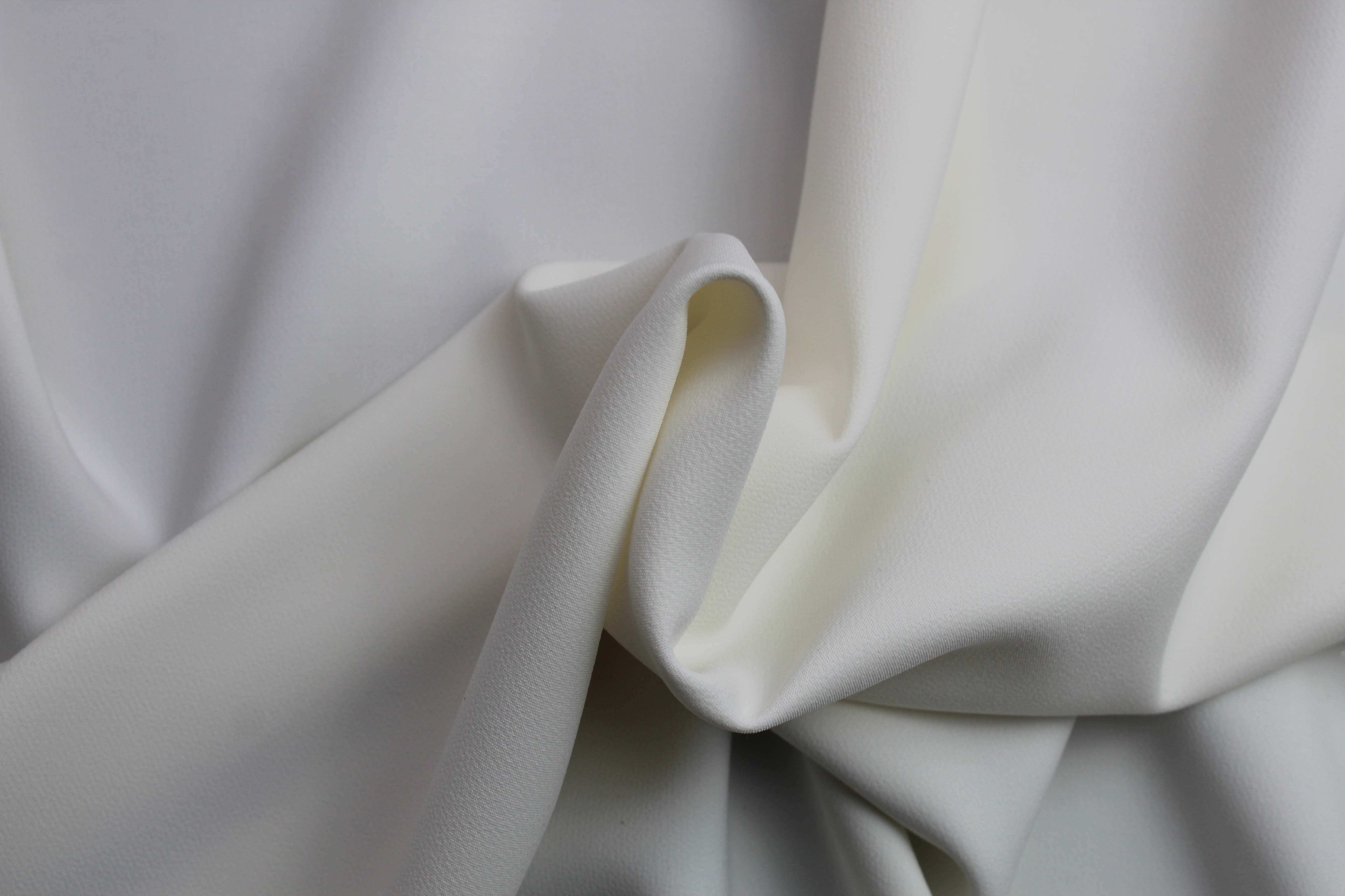 2 WAY STRETCH CREPE - L IVORY