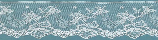 NYLON FRENCH LACE EDGING - IVORY