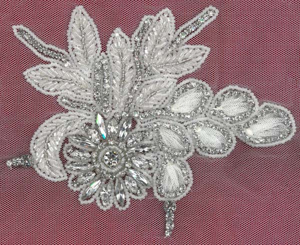 CRYSTAL BEADED MOTIF (SOLD SINGULARLY) - IV