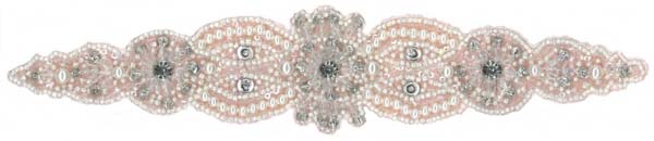 CRYSTAL BEADED MOTIF (SOLD SINGULARLY) - IV